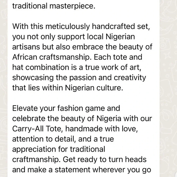 Vintage 💕Kweenzyafrik Ankara printed handmade Keimie Carry  all Tote hat … - Picture 12 of 16